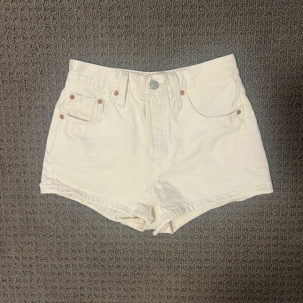 Levi's 501® Original Fit High Rise Women's Shorts The Clean Finish - Medium Wash